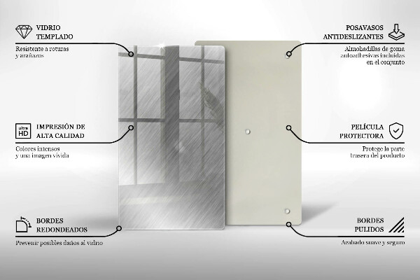 Cubre encimera Fondo de textura metálica