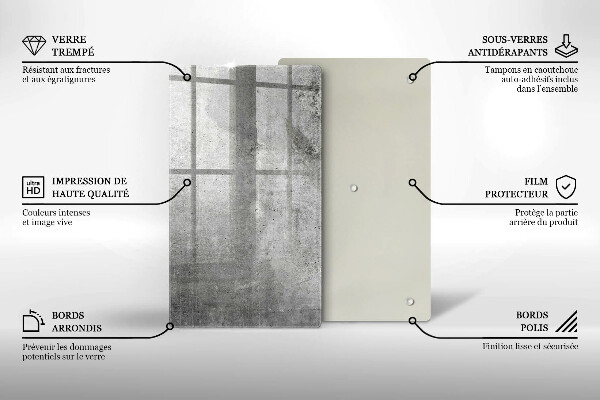 Cubre encimera Textura de hormigón