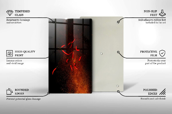 Cubre encimera Pimientos picantes