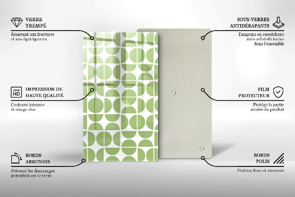 Cubre encimera Patrón de formas boho