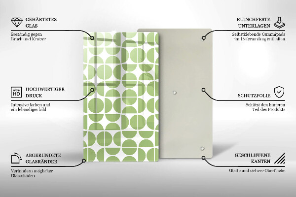 Cubre encimera Patrón de formas boho