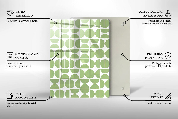 Cubre encimera Patrón de formas boho