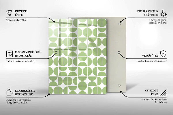 Cubre encimera Patrón de formas boho