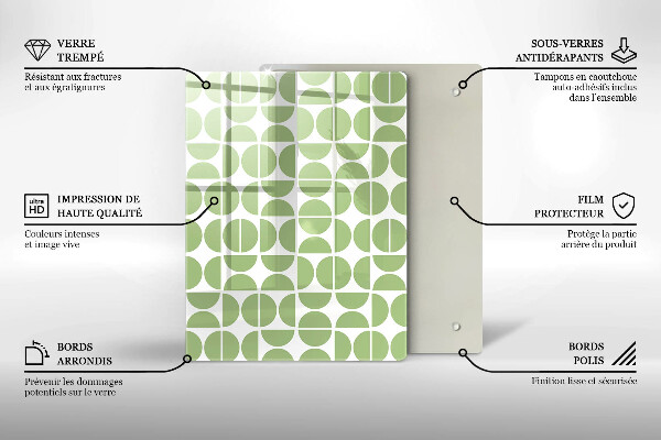 Cubre encimera Patrón de formas boho