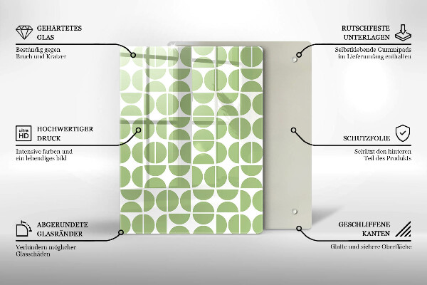 Cubre encimera Patrón de formas boho