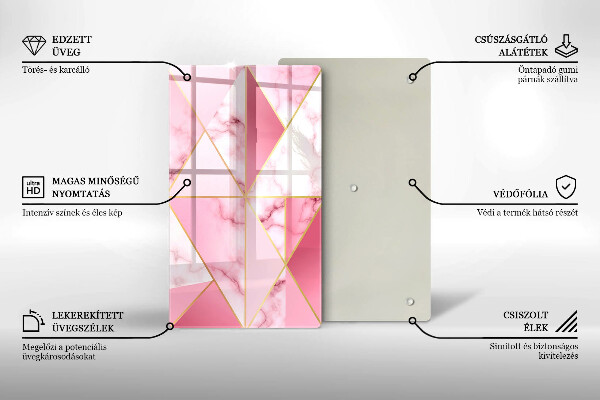 Cubre encimera Mármol geométrico