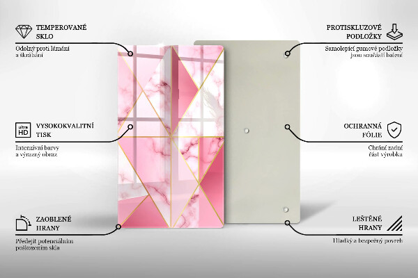 Cubre encimera Mármol geométrico