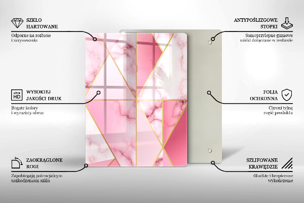 Cubre encimera Mármol geométrico