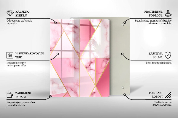 Cubre encimera Mármol geométrico