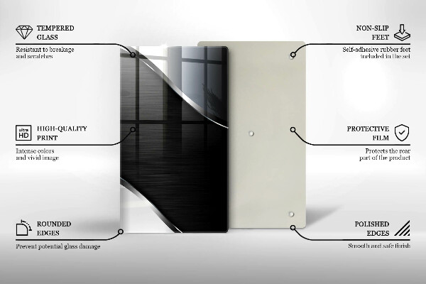 Cubre encimera Abstracción de metales