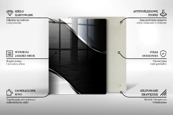 Cubre encimera Abstracción de metales