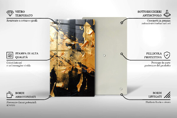 Cubre encimera Textura de pintura elegante