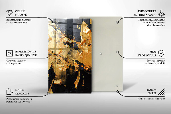 Cubre encimera Textura de pintura elegante