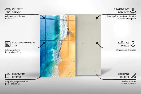 Cubre encimera Playa y mar