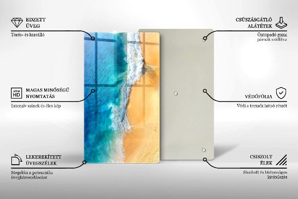 Cubre encimera Playa y mar