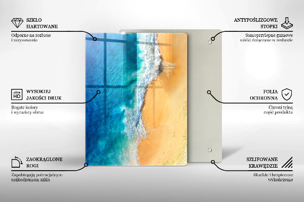 Cubre encimera Playa y mar