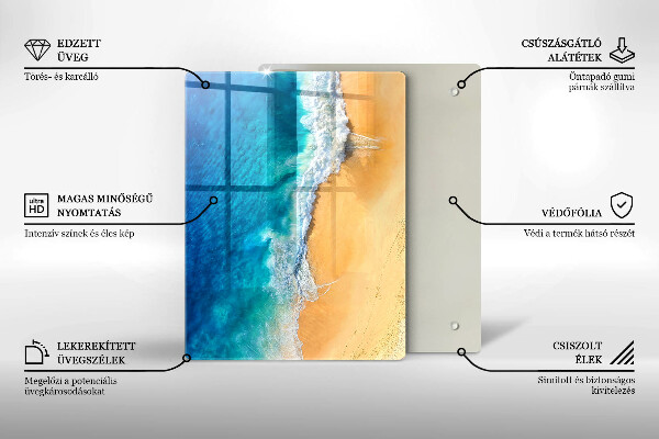 Cubre encimera Playa y mar