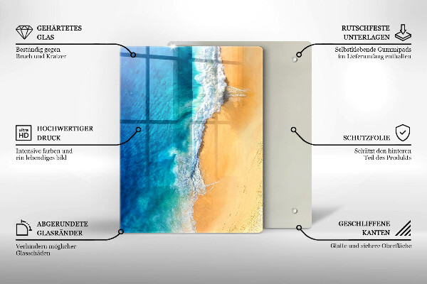 Cubre encimera Playa y mar