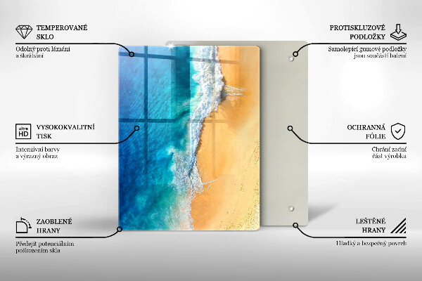 Cubre encimera Playa y mar