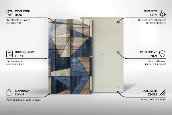 Cubre encimera Abstracción geométrica