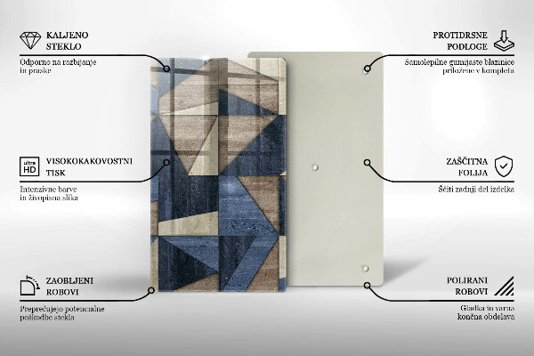 Cubre encimera Abstracción geométrica