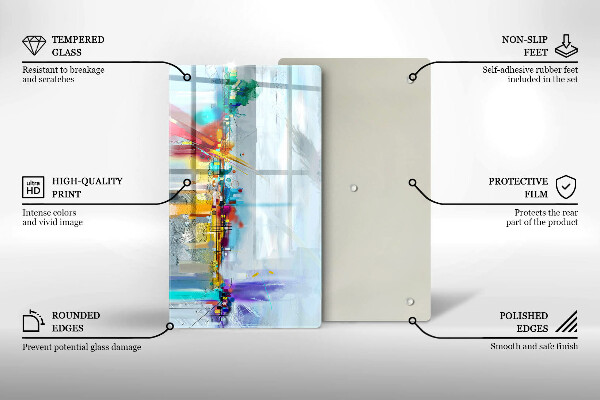 Cubre encimera Abstracción pintada