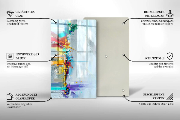 Cubre encimera Abstracción pintada