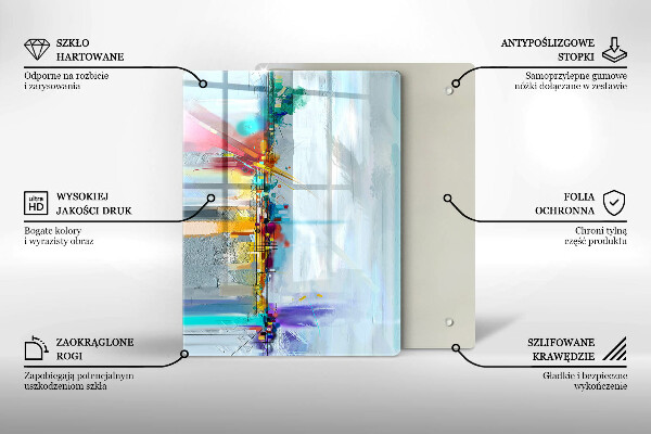 Cubre encimera Abstracción pintada