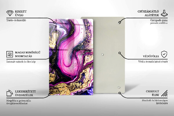 Cubre encimera Diseño abstracto oro