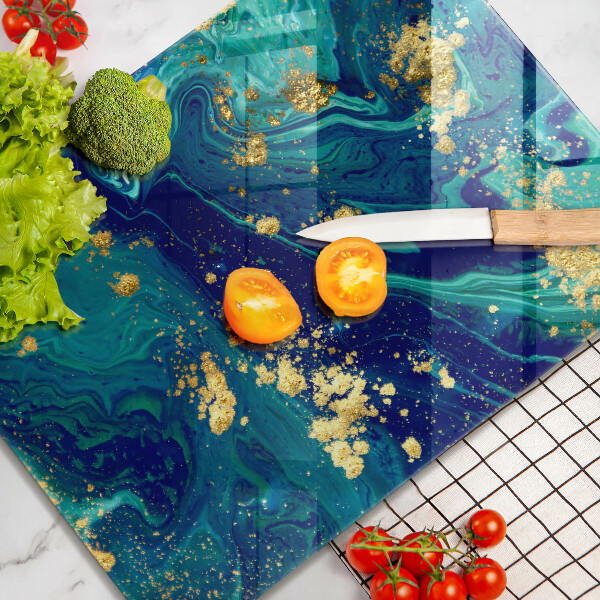 Cubre encimera Abstracción con oro