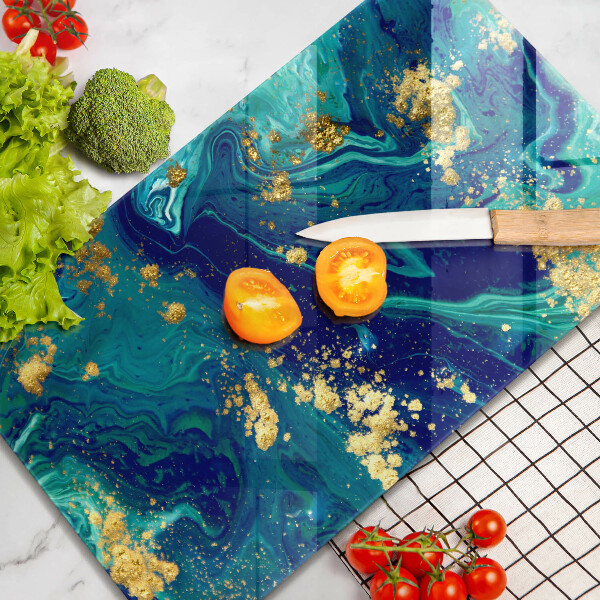 Cubre encimera Abstracción con oro