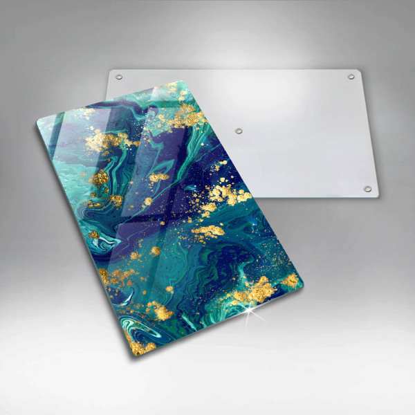 Cubre encimera Abstracción con oro