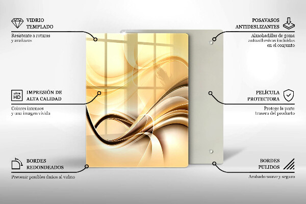 Cubre encimera Abstracción de humo