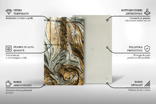 Cubre encimera Rica abstracción