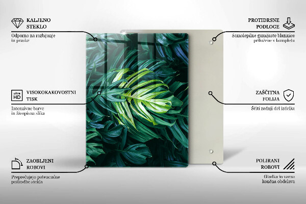 Cubre encimera Hojas de monstera salvaje