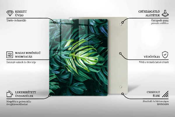 Cubre encimera Hojas de monstera salvaje