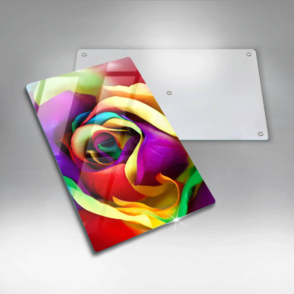 Cubre encimera Pétalos de rosa de colores