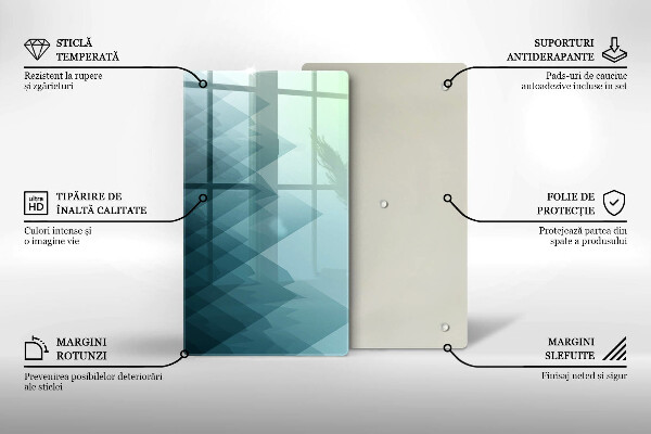 Cubre encimera Montañas abstractas