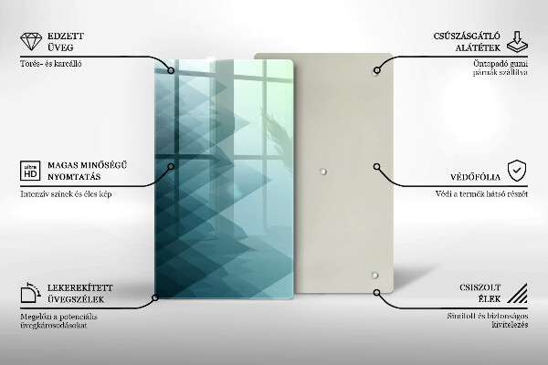 Cubre encimera Montañas abstractas