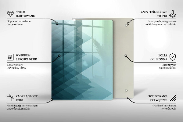 Cubre encimera Montañas abstractas