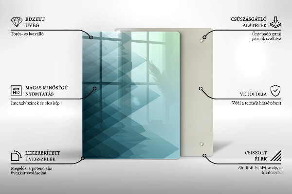 Cubre encimera Montañas abstractas