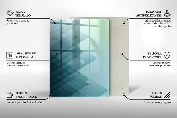 Cubre encimera Montañas abstractas