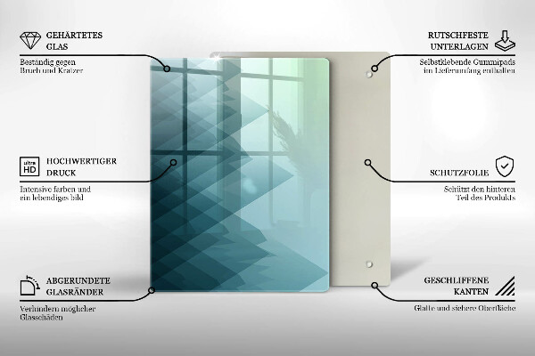 Cubre encimera Montañas abstractas