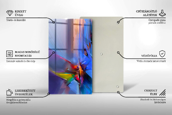 Cubre encimera Abstracción pintada