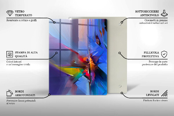 Cubre encimera Abstracción pintada