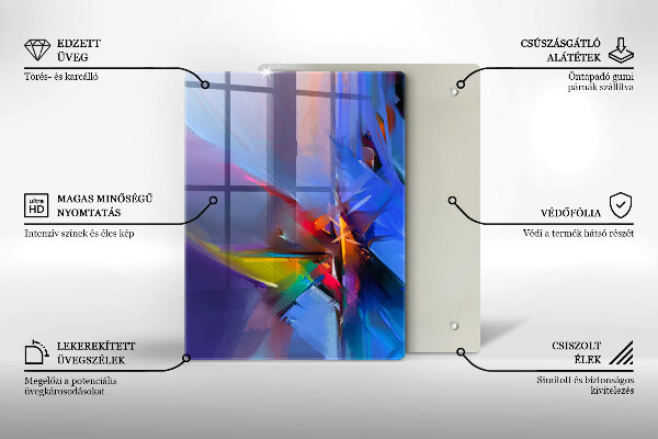Cubre encimera Abstracción pintada