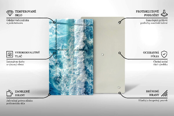 Cubre encimera Olas de agua de mar