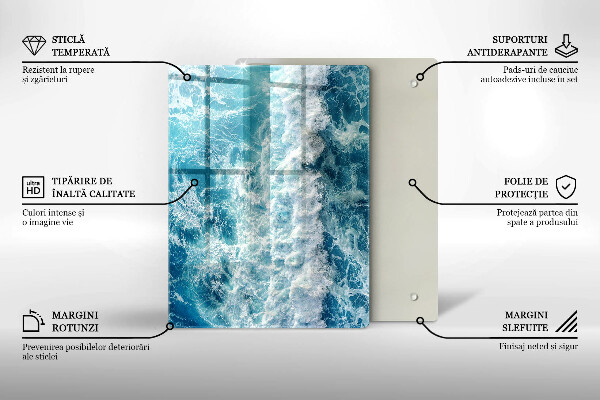 Cubre encimera Olas de agua de mar