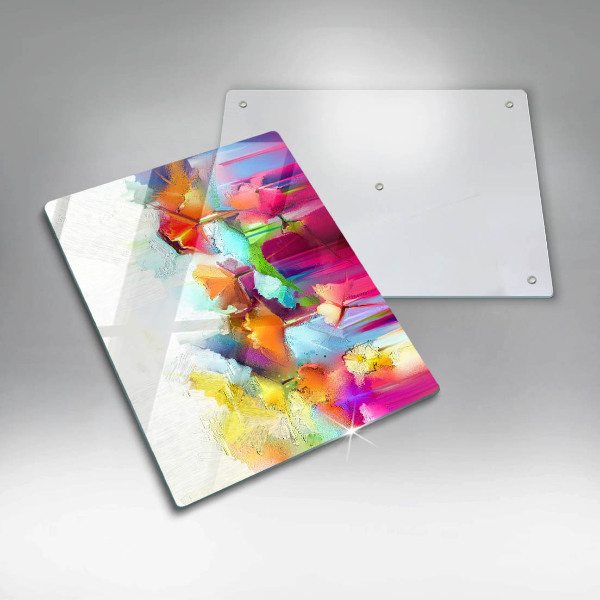 Cubre encimera Flores pintadas