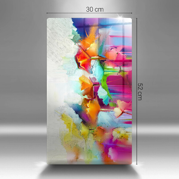 Cubre encimera Flores pintadas